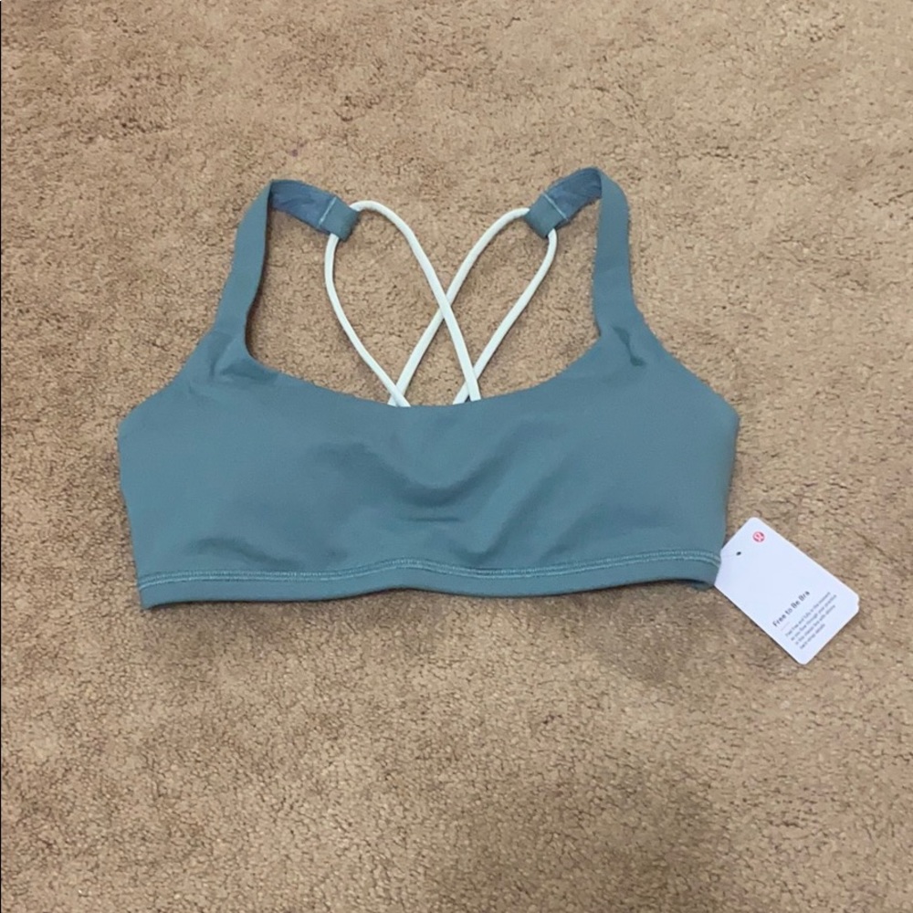 ❌ Sold ❌ Lululemon Tidewater Teal Free To Be Bra - Picture 1 of 11